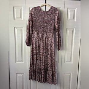 Old navy size L floral smock dress